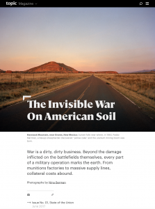 The Invisible War On American Soil — Photographs by Nina Berman
