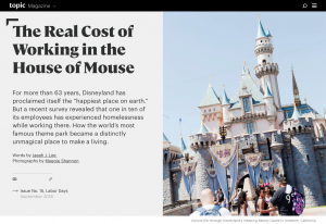 The Real Cost of Working in the House of Mouse — Photographs by Maggie Shannon